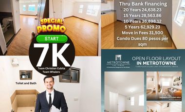 13K monthly 2BEDROOM CORNER UNIT PROMO!