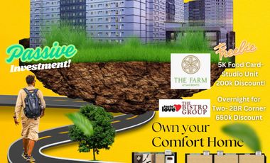 13K monthly 2BEDROOM CORNER UNIT PROMO!