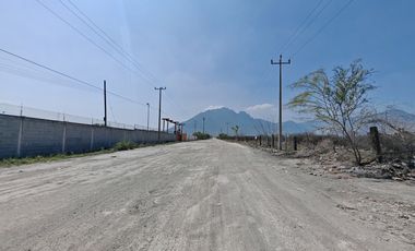 Terreno Industrial y/o de Servicios.  PLANO, Camino San Miguel, Escobedo N.L. a solo 1.4 Kilómetros de Libramiento Noreste (Arco Vial)