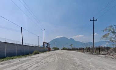Terreno Industrial y/o de Servicios.  PLANO, Camino San Miguel, Escobedo N.L. a solo 1.4 Kilómetros de Libramiento Noreste (Arco Vial)