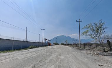 Terreno Industrial y/o de Servicios.  PLANO, Camino San Miguel, Escobedo N.L. a solo 1.4 Kilómetros de Libramiento Noreste (Arco Vial)