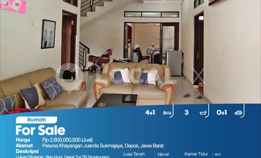 Rumah Pesona Khayangan Juanda Sukmajaya, Depok, Jawa Barat
