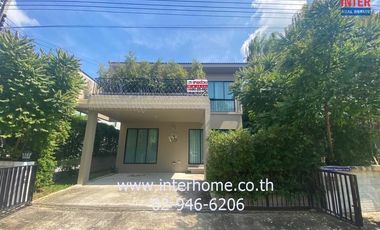 2-storey detached house, 50.3 sq.w., The Heritage Village (Khemis Village), Soi 3, near Phra That Phurithat, Bangkok-Chonburi parallel road, Bangna-Tr
