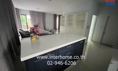 2-storey detached house, 50.3 sq.w., The Heritage Village (Khemis Village), Soi 3, near Phra That Phurithat, Bangkok-Chonburi parallel road, Bangna-Tr