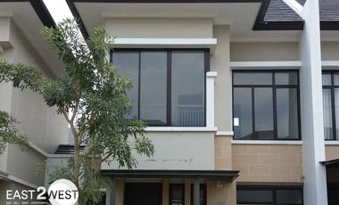 Dijual/Disewakan Rumah Cluster Ilustria The Eminent BSD City Tangerang Bagus Murah Siap Huni Lokasi Nyaman Strategis