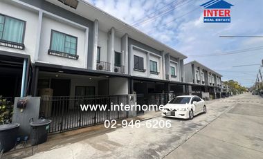2-storey townhouse, 18.6 sq.w., Britannia Village, Wongwaen-Chatuchak, Soi Hathai Rat 55, Kanchanaphisek Road, Hathai Rat Road, Lam Luk Ka, Pathum Tha