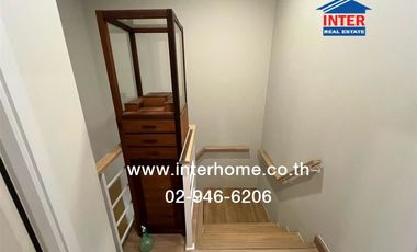 2-storey townhouse, 18.6 sq.w., Britannia Village, Wongwaen-Chatuchak, Soi Hathai Rat 55, Kanchanaphisek Road, Hathai Rat Road, Lam Luk Ka, Pathum Tha