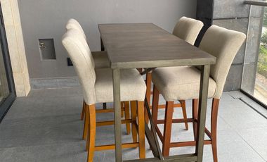 Departamento amueblado en renta en Nebra