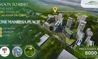 One Manresa by Cebu Landmaster Condo Investment for Sale in CDO ( Cagayan de Oro City )