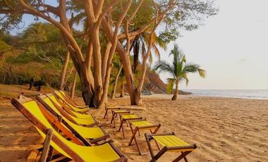 VILLA EN RENTA A PIE DE PLAYA Y RODEADO DE NATURALEZA