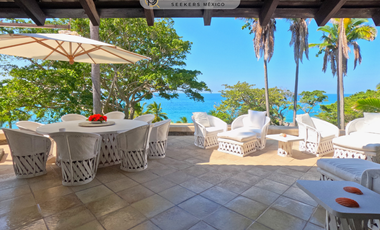 VILLA EN RENTA A PIE DE PLAYA Y RODEADO DE NATURALEZA