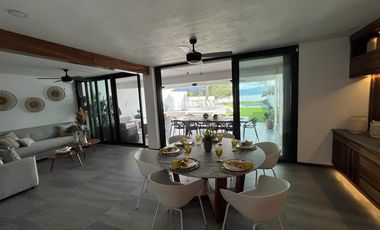 CASA AMUEBLADA EN RENTA, CHAPALA FRENTE A LA LAGUNA