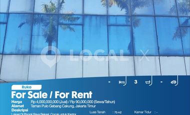 Ruko Taman Pulo Gebang Cakung, Jakarta Timur
