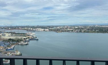 FOR SALE - 1BR FRONT SEAVIEW UNIT WITH BALCONY IN MANDANI BAY, MANDAUE CEBU. READY FOR OCCUPANCY. FURNISHED UNIT.