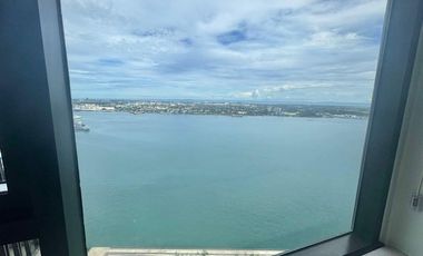 FOR SALE - 1BR FRONT SEAVIEW UNIT WITH BALCONY IN MANDANI BAY, MANDAUE CEBU. READY FOR OCCUPANCY. FURNISHED UNIT.