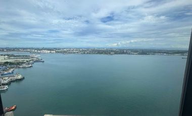 FOR SALE - 1BR FRONT SEAVIEW UNIT WITH BALCONY IN MANDANI BAY, MANDAUE CEBU. READY FOR OCCUPANCY. FURNISHED UNIT.