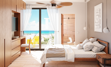 Vista al mar y administración Condo Hotelera - Sólo siéntate y disfruta de los rendimientos de tu inversión.