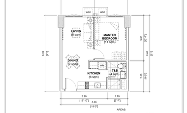 Condominium for sale in Concepcion Street, Solid Mills Village, Sucat, Muntinlupa District 2, Muntinlupa, Southern Manila District