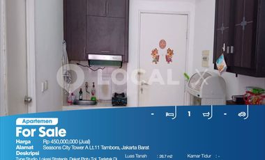 Apartemen Seasons City Tower A Lt.11 Tambora, Jakarta Barat