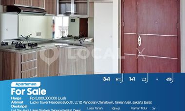 Apartemen Lucky Tower ResidenceSouth, Lt.12 Pancoran Chinatown, Taman Sari, Jakarta Barat