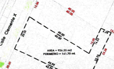 VENTA DE CASA COMO TERRENO 926 M2 SAN ISIDRO