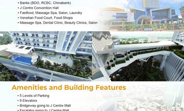 FOR ASSUME/SALE - STUDIO WITH SEAVIEW IN JTOWER CONDO RESIDENCES, JUST RIGHT AT THE BACK OF SM-JMALL, A.S FORTUNA MANDAUE CITY CEBU.