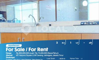 Apartemen MT Haryono Square Lt.08 Cawang, Jatinegara, Jakarta Timur