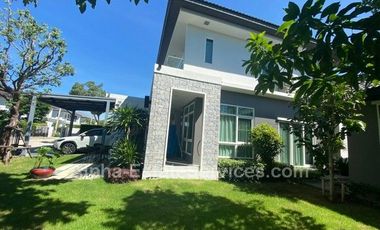 Detached house 2 storey, good location, Manthana On Nut-Wongwaen 5, beautiful and complete in one place
