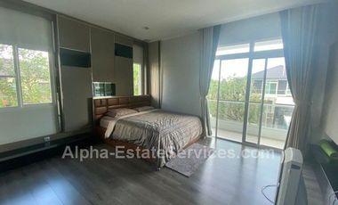 Detached house 2 storey, good location, Manthana On Nut-Wongwaen 5, beautiful and complete in one place