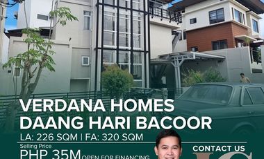 226 sqm Semi Furnished House Lot at Verdana Homes Bacoor-along Daang Hari Cavite
