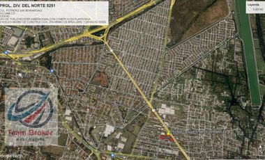 LOTE COMERCIAL CON AMPLISIMO USO DE SUELO SOBRE AV. PROL. DIVISION DEL NORTE VENDO 6,939 M2 CON DOS FRENTES
