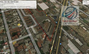 LOTE COMERCIAL CON AMPLISIMO USO DE SUELO SOBRE AV. PROL. DIVISION DEL NORTE VENDO 6,939 M2 CON DOS FRENTES