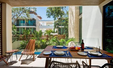 Último depa de remate, 2 recámaras y 134 m2 en Aldea Tulum
