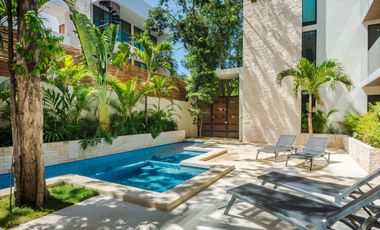 Último depa de remate, 2 recámaras y 134 m2 en Aldea Tulum