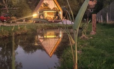 GRAN CABAÑA EN VENTA, CON LAGO PROPIO...