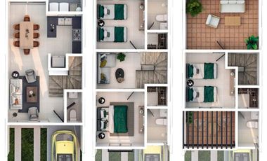 CASA EN VENTA MOD. MAGNOLIA EN PARQUES DEL BOSQUE