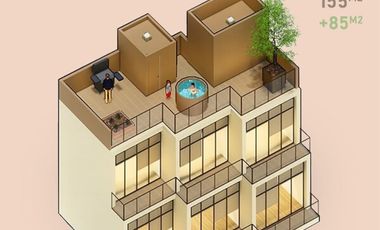 PENTHOUSE  EN RENTA  EQUIPADO OBISPADO, MONTERREY, NUEVO LEON.