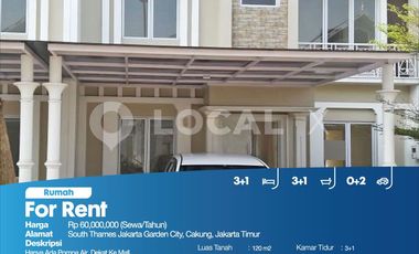 Rumah South Thames Jakarta Garden City, Cakung, Jakarta Timur