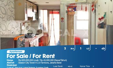 Apartemen Season City Tower A Lt.9 Tambora, Jakarta Barat