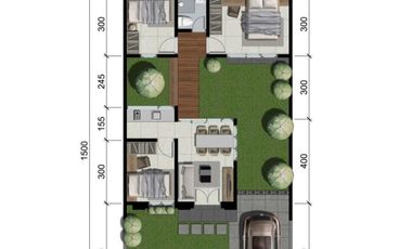 DIJUAL Rumah Milenial ALINA inner court serries di CitraLand BSB City Semarang