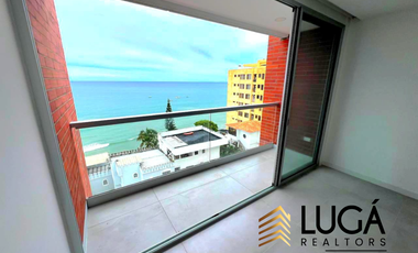 Suite por estrenar frente al mar en venta, cerca al Mall del Pacífico, sector Playa Murciélago, Manta, Ecuador