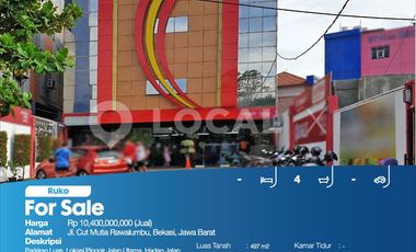 Ruko Jl. Cut Mutia Rawalumbu, Bekasi, Jawa Barat