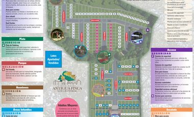 Terrenos en Venta con crédito o financiamientos en Antigua Hacienda San Cristóbal en Puebla