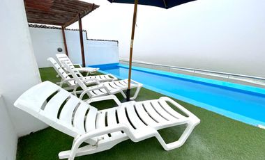 HERMOSO DUPLEX CON PISCINA Y VISTA AL MAR