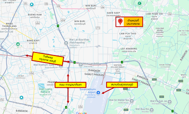 A golden opportunity for investors! Beautiful land plots are 25% cheaper than other plots in the same location.  Kum Klao Road Ladkrabang, near Suvarn