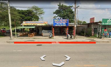 Land for sale next to the road, near the expressway, will be cut 2 new roads, Hathairat  Ramintramin Minburi Road.