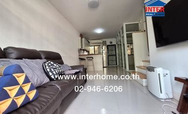 2-storey townhouse, 24.3 sq m., Pleno Village, Bang Yai, Song Phi Nong Alley, Kanchanaphisek Road, Khlong Thanon Road, Bang Yai, Nonthaburi