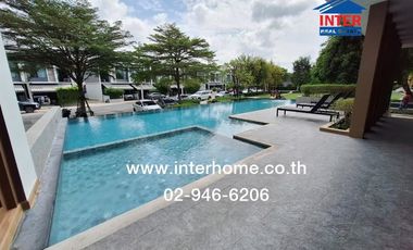 2-storey townhouse, 24.3 sq m., Pleno Village, Bang Yai, Song Phi Nong Alley, Kanchanaphisek Road, Khlong Thanon Road, Bang Yai, Nonthaburi