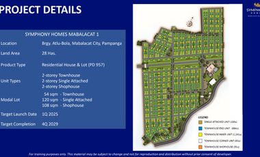 SMDC's 2-story Townhouse in Symphony Homes, Mabalacat, Pampanga