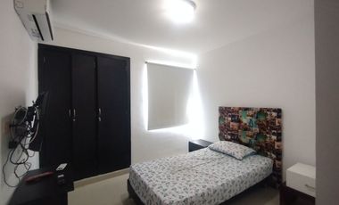 Apartamento amoblado en arriendo en Villa Santos.